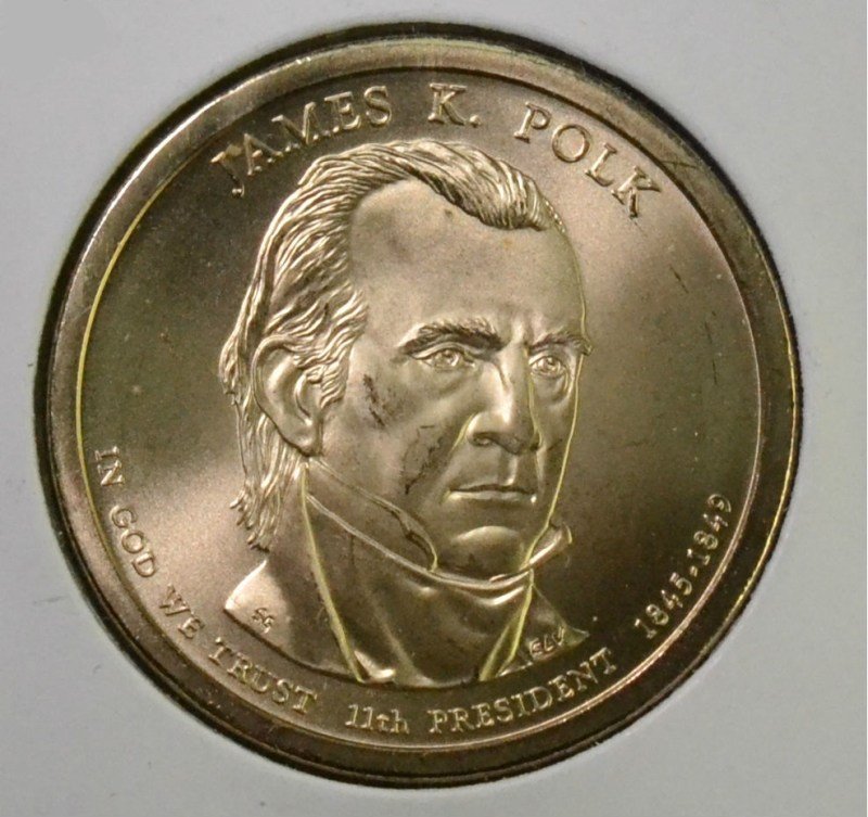 2009P 11th President James K. Polk Dollar BU