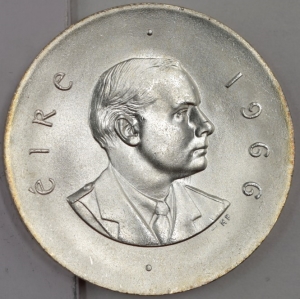 1966年 アイルランド イースター蜂起５０年記念10シリング銀貨 PCGS認証 1966-ireland-10-scilling--