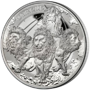 メルシャリ ENEY COINS SV CYBELE 2024-saint-helena-goddesses-