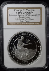 $100 UNION™ 銀貨 1.5オンス Gem Proof Welcome to Infinity Coins
