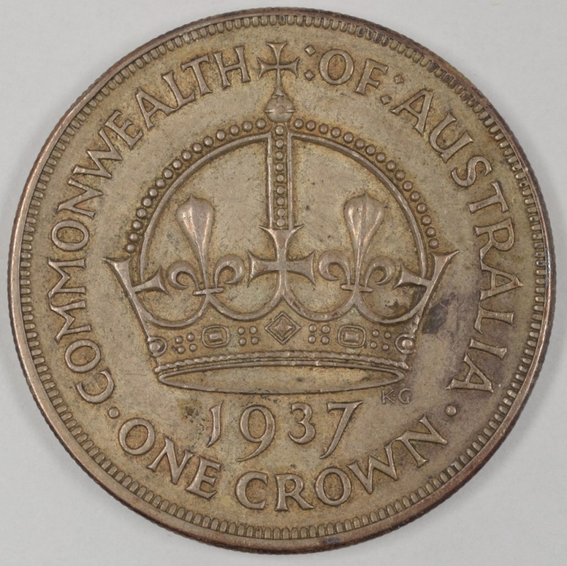 1937 Australia Crown VI (Coronation)