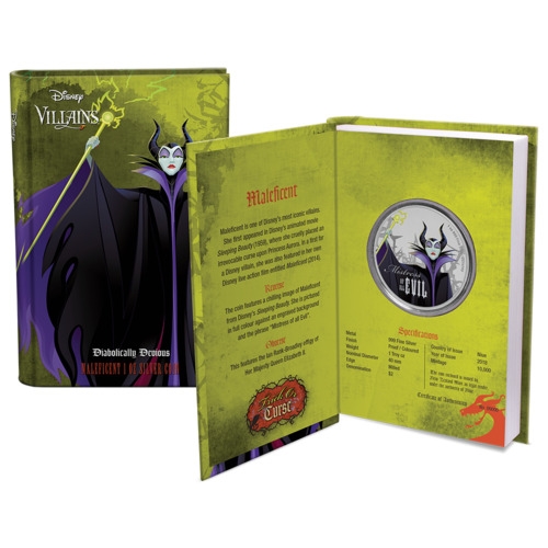 2018 Niue $2 - Maleficent: Disney Villains - New Zealand Mint