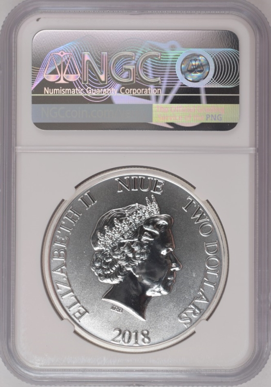 2018 Niue $2 - Scrooge McDuck - NGC MS69