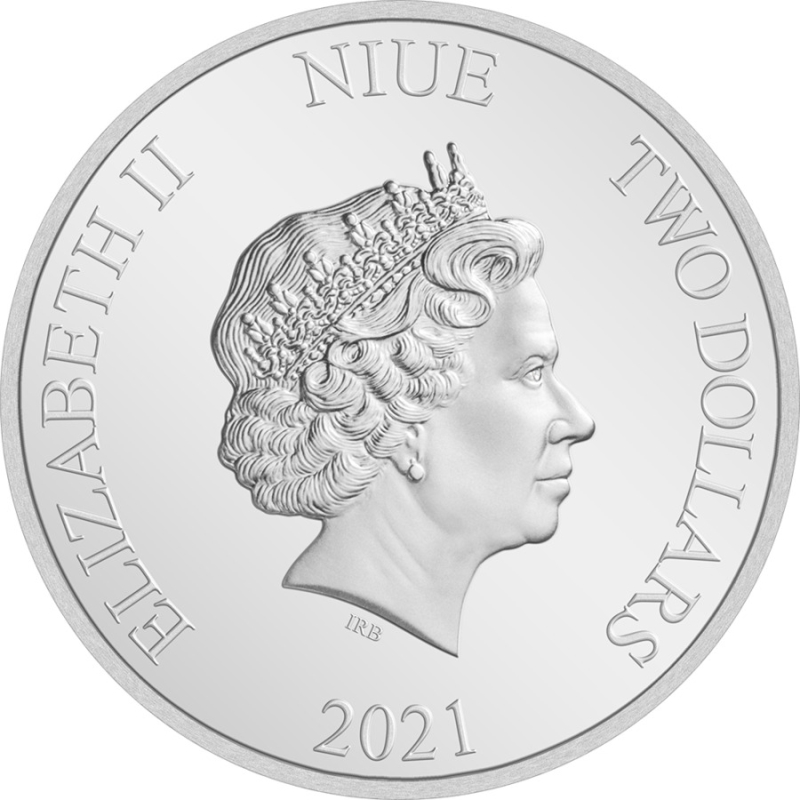 2021 $2 Niue - Mickey & Friends: Merry Christmas (1oz Silver)