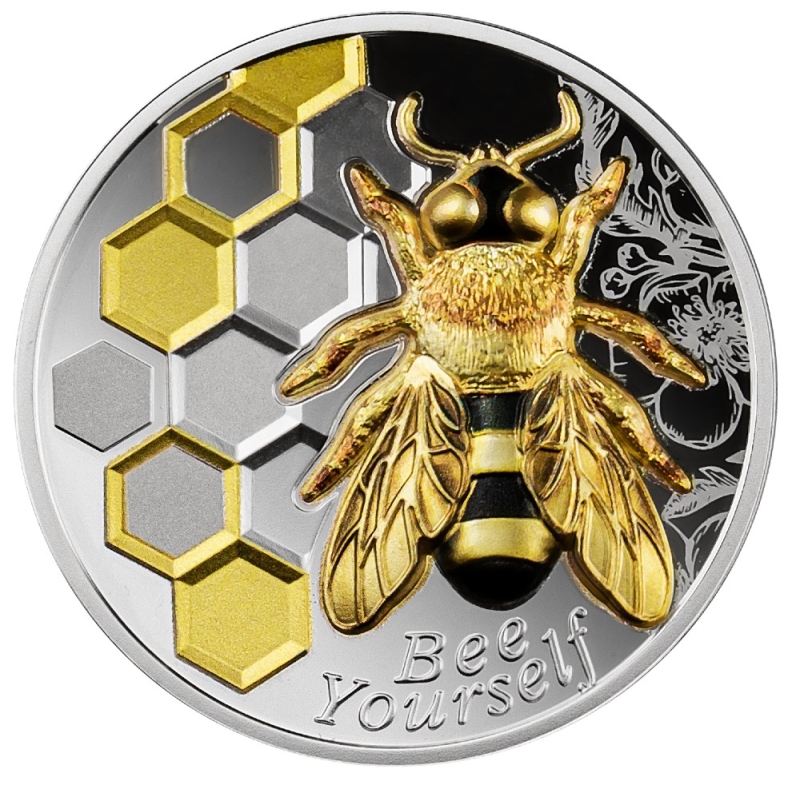 2021 Cameroon 1000 Francs - Always Bee Yourself - Mint of Poland (1oz ...