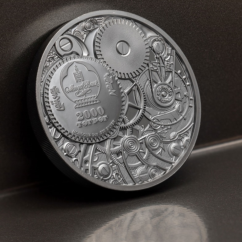 2021 Mongolia 2000 Togrog Clockwork Evolution Mechanical Ladybug