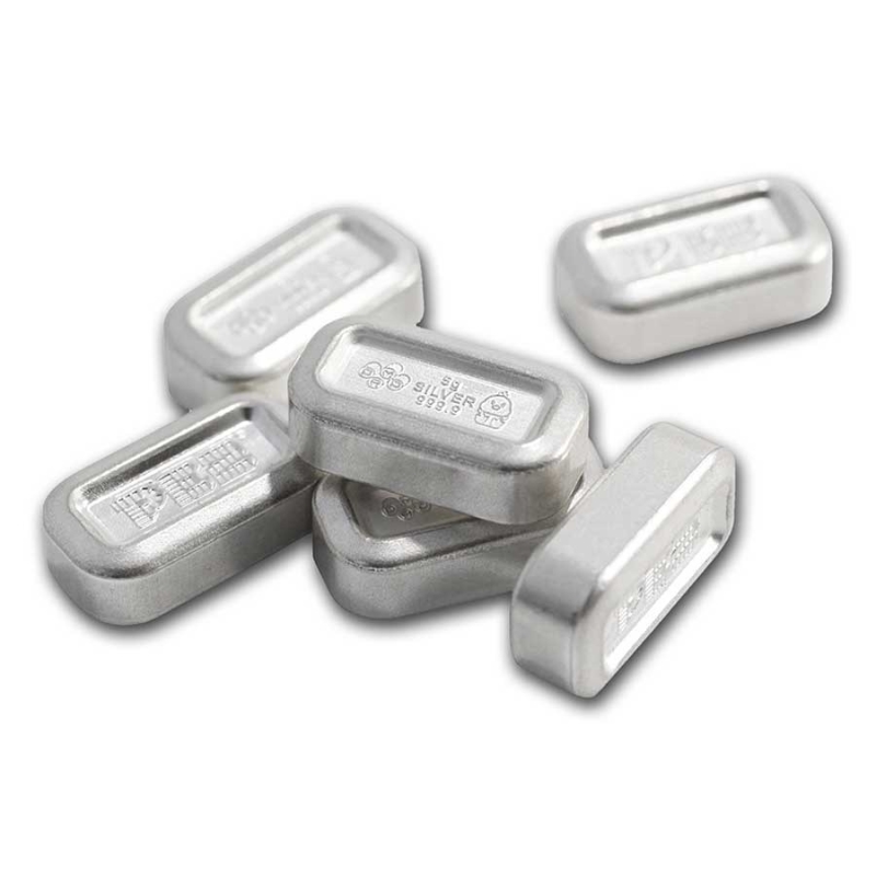 2021 PAMP Gift Set - PEZ: Chick Dispenser - 6x 5g Silver Wafers