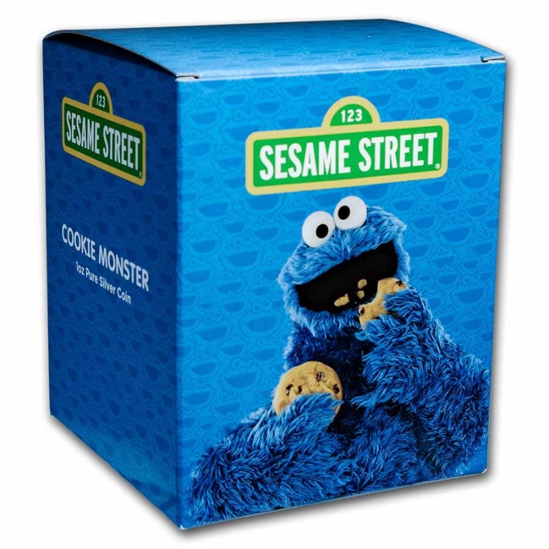 2021 Samoa $5 - Sesame Street: Cookie Monster - MDM Mint 1oz