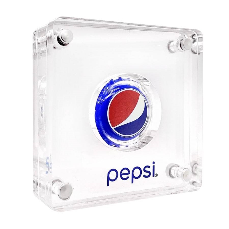 Chad. 500 Francs Pepsi® Kronkorken 999 Silbermünze Retro Design