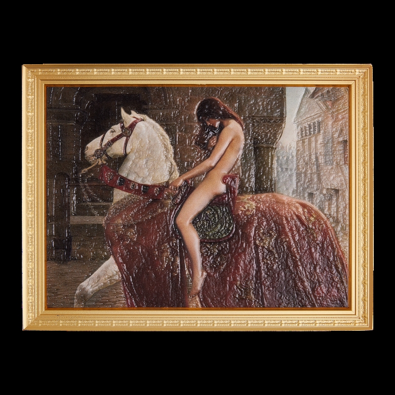 2022 Chad 10,000 Francs - John Collier: Lady Godiva - 2oz Silver w/ Copper