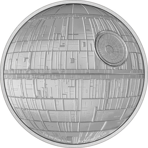 2022 Niue $10 - Star Wars: Death Star - NZM (3oz Silver)