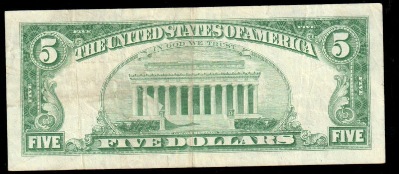1963 Series $5 U.S Note - VF