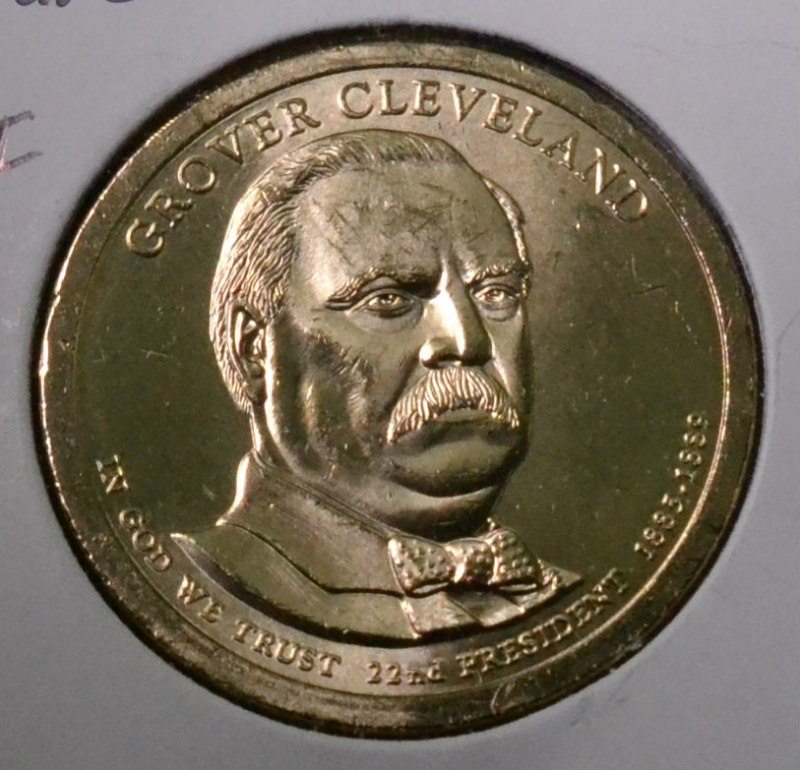 2012D 22nd President Grover Cleveland 1st Term Dollar BU
