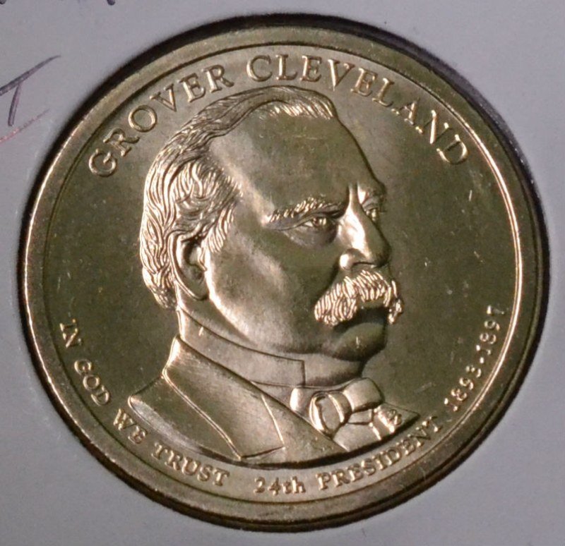 2012D 24th President Grover Cleveland 2nd Term Dollar BU