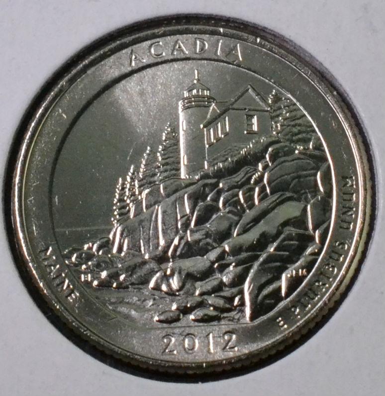 2012D Acadia National Park Quarter BU