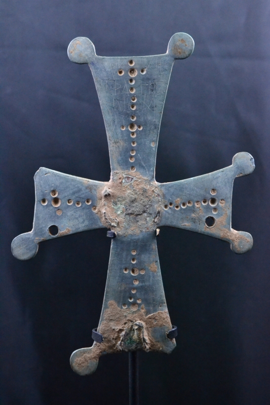 Byzantine Bronze Processional Cross