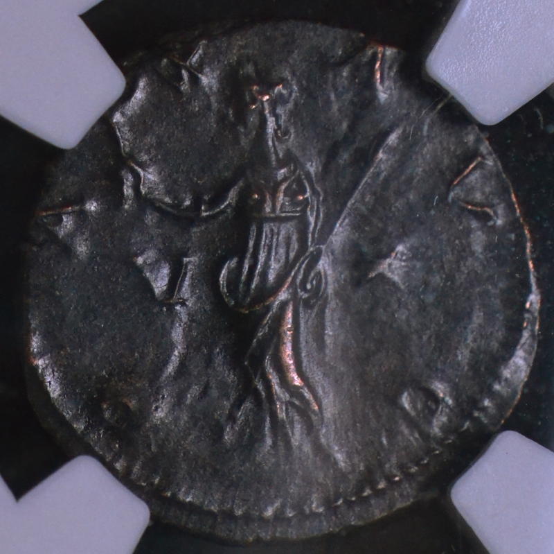 Romano-Gallic Empire Victorinus BI Double-Denarius 269-271 AD - NGC