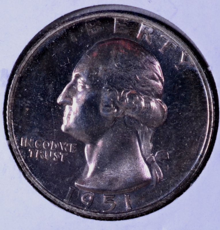 1951 Washington Quarter Gem Proof+
