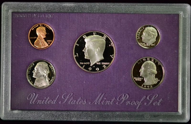 1992 U S Mint Proof Set 1992-u-s-mint-proof-set