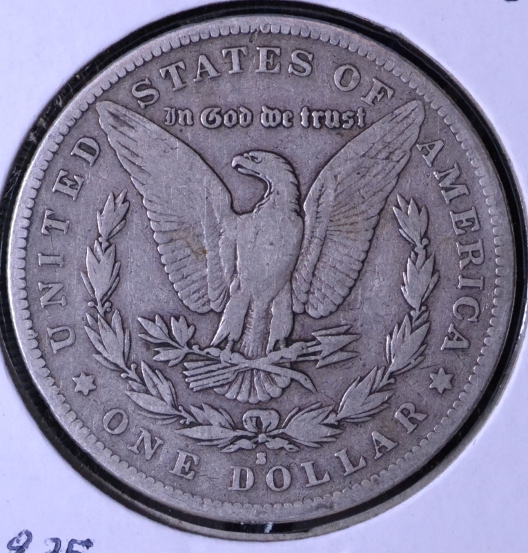 1885-S $1 Morgan Silver Dollar - F