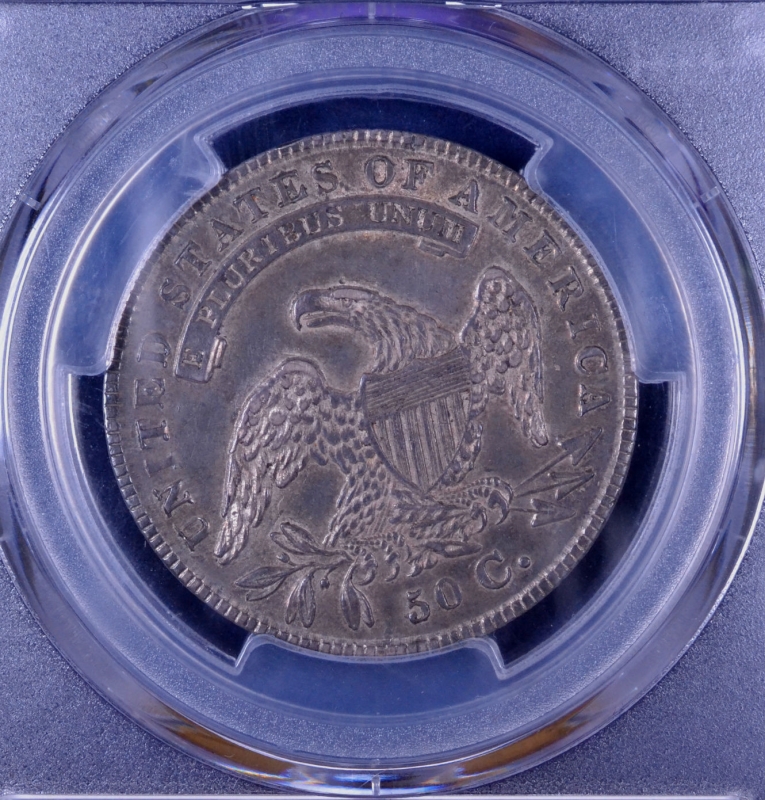 1836 Capped Bust Half Dollar PCGS AU 55