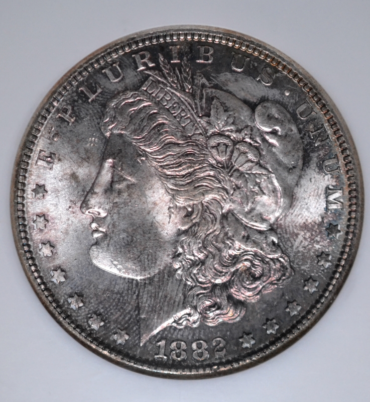 1882S 1 Silver Dollar Fatty Holder NGC MS64