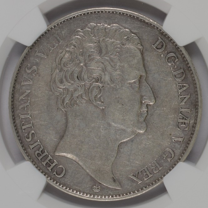 1846 Denmark 1 Speciedaler Christian VIII NGC XF45 1846-denmark-1-speciedaler-christian-viii-ngc-xf45
