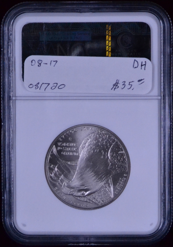 2008-S Bald Eagle Recovery Commemorative Half Dollar NGC MS 70 2333856-026