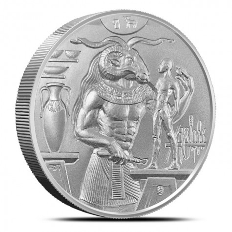 2021 2 オンス銀貨 エジプトの神々シリーズ第6弾