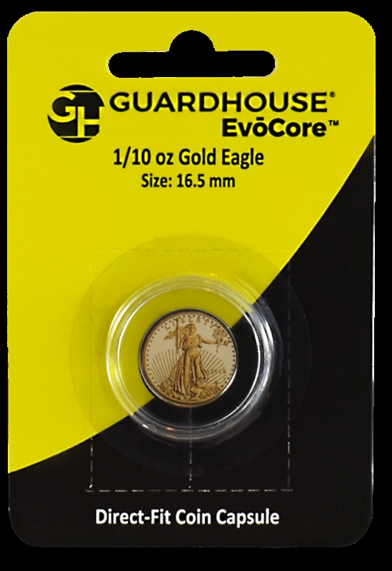 thumbnail image 2 of OnFireGuy 25pk 22mm Direct Fit Coin Capsules – 1/4oz Gold Eagle, Air-Tite A22 Style 2 of 3