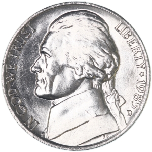 1980's Jefferson Nickels