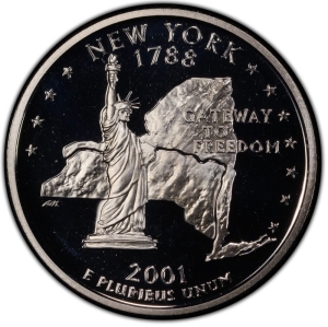 2001  United States Mint Statehood Quarters