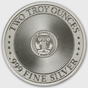 LOCH NESS by Intaglio Mint 1 Troy OZ .999 Silver Round Custom Antique Finish 
