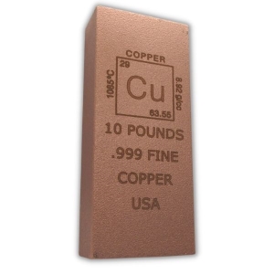 Ten Pound Copper Bar