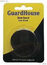 Guardhouse Silver Round Direct Fit Coin Capsule 39mm