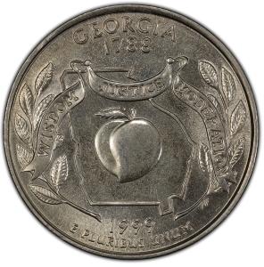 1999-D U.S. 25¢ - Georgia State Washington Quarter - BU