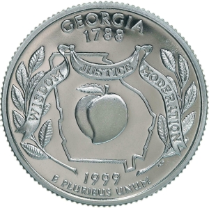 1999-S U.S. 25¢ - Georgia State Washington Quarter - Proof