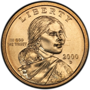 2000-D U.S. $1 - Sacagawea Dollar - BU