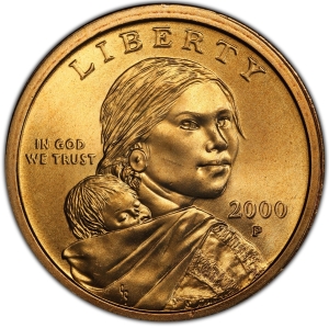 2000-P U.S. $1 - Sacagawea Dollar - BU