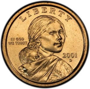 2001-D U.S. $1 - Sacagawea Dollar - BU