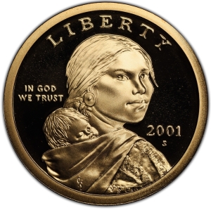 2001-S U.S. $1 - Sacagawea Dollar - Proof