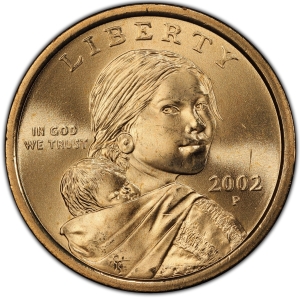 2002-P U.S. $1 - Sacagawea Dollar - BU