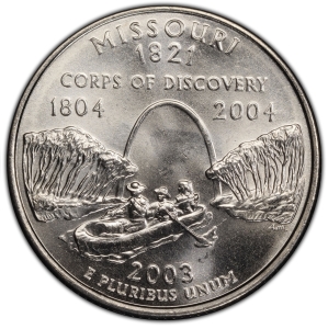 2003-D U.S. 25¢ - Missouri State Washington Quarter - BU