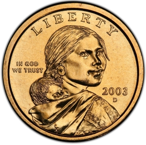 2003-D U.S. $1 - Sacagawea Dollar - BU