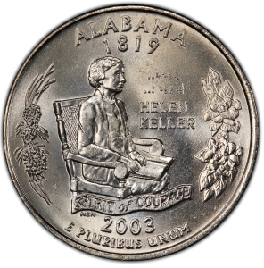 2003-P U.S. 25¢ - Alabama State Washington Quarter - Bu