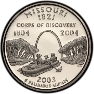 2003-S U.S. 25¢ - Missouri State Washington Quarter - Proof