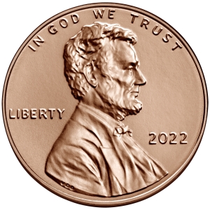 2022-P U.S. 1¢ - Lincoln Shield Cent - BU