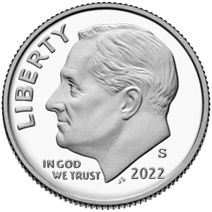 2022-S U.S. 10¢ - Roosevelt Dime - Clad Proof