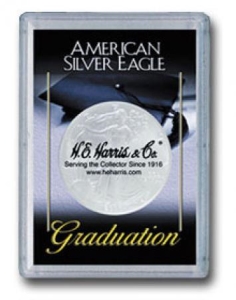H. E. Harris & Co. American Silver Eagle Perma Lock Case for Graduation