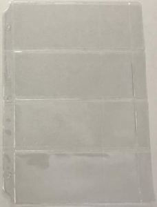 Lead Dog 4 Pocket Currency Sheet - Small Currency